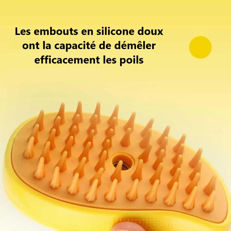 Brosse à vapeur pour animaux